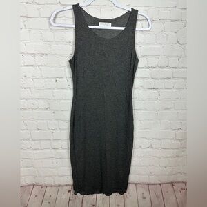 STELLA LUCE Viscose STRETCH JERSEY BODYCON fitted sleeveless dress, sz M, GUC